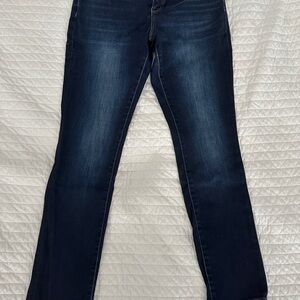 New York & Company Dark Indigo Skinny Jeans